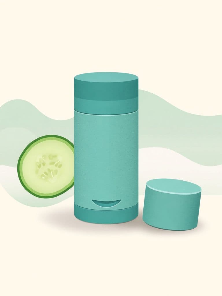Illustration, not the actual product: Free the Ocean Plastic-Free Deodorant Bar